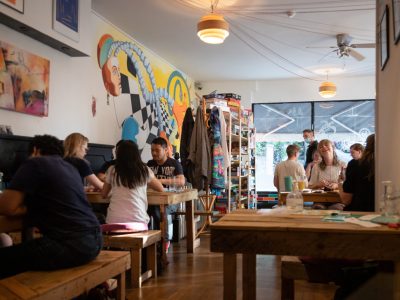 Board game cafe in Bristol, UK